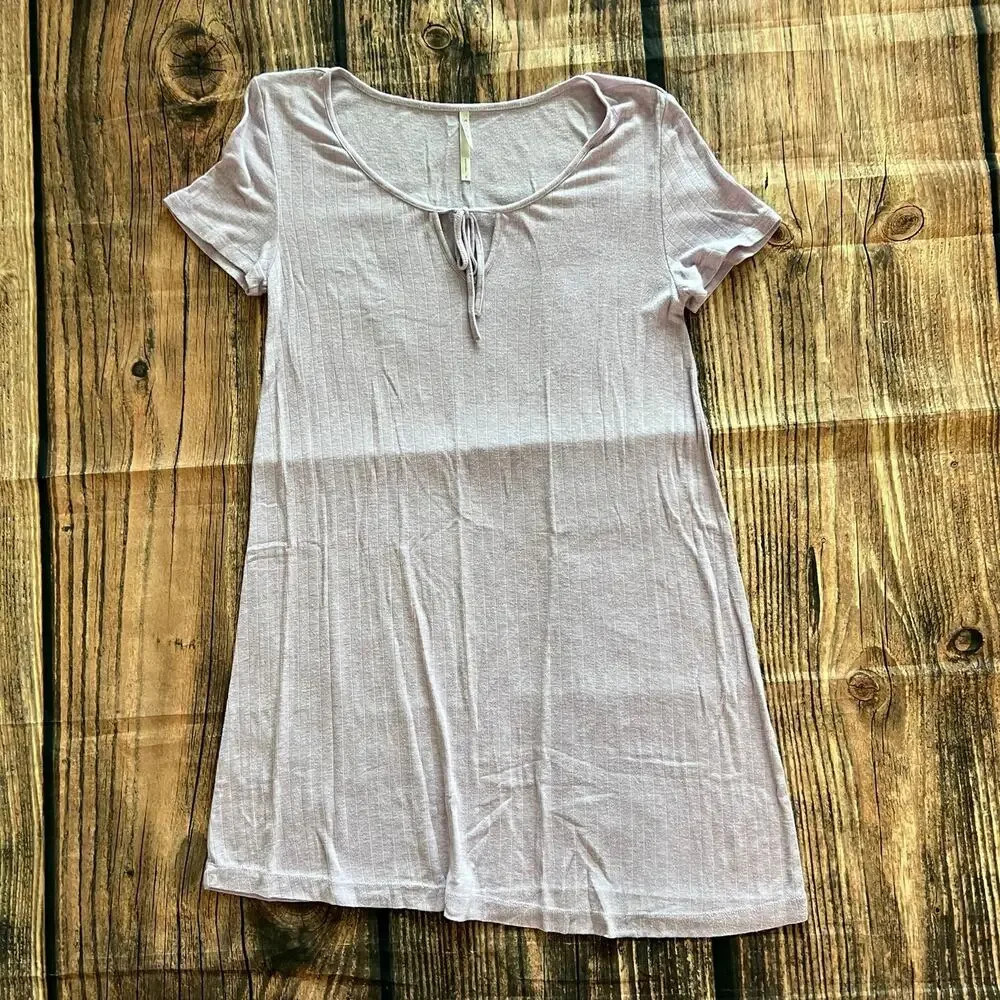 SOMA Women's Purple Short Sleeve Cami Sleepshirt / Dress Size‎ Small